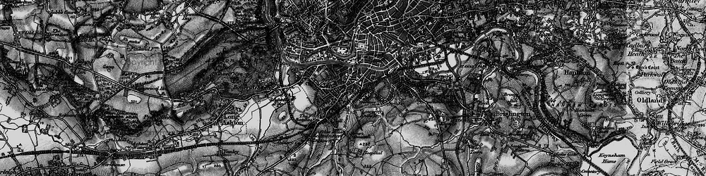 Old map of Bedminster in 1898