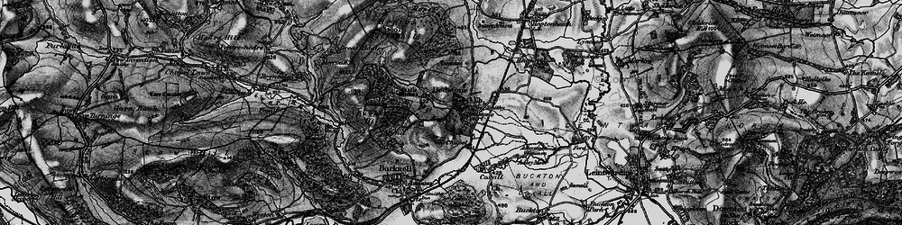 Old map of Bedstone Hill in 1899