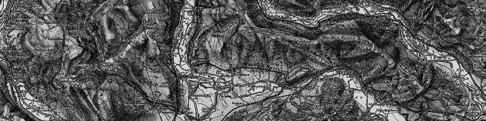 Old map of Bedwas in 1897