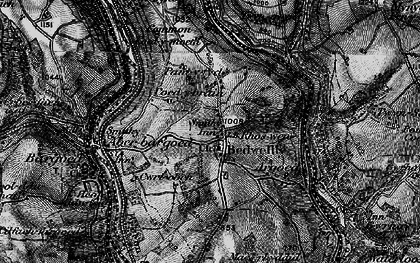 Old map of Bedwellty in 1897