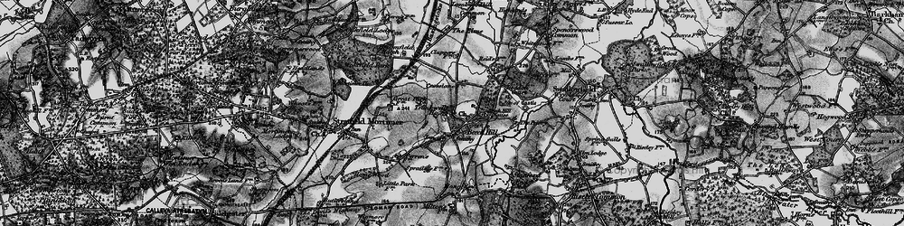Old map of Beech Hill Ho in 1895