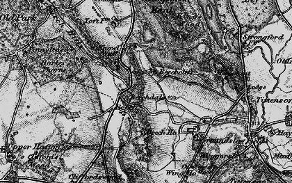 Old map of Beechcliff in 1897