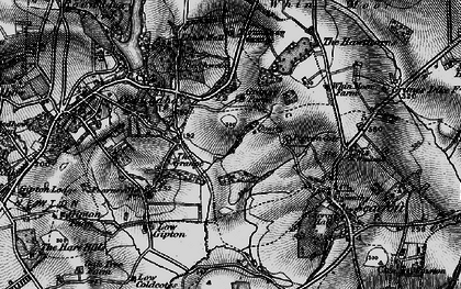 Old map of Beechwood in 1898