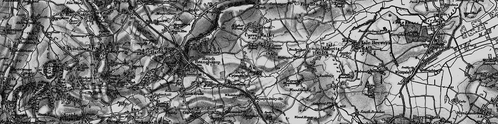 Old map of Beercrocombe in 1898