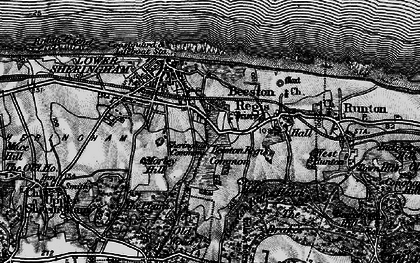 Old map of Beeston Regis in 1899