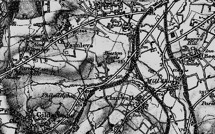 Old map of Beeston Royds in 1896