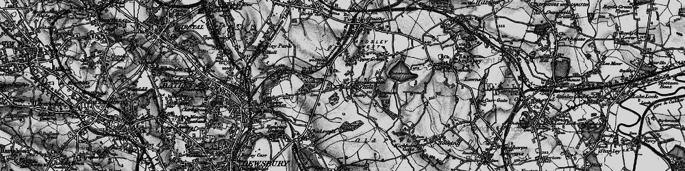Old map of Beggarington Hill in 1896