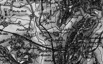 Old map of Beggars Ash in 1898