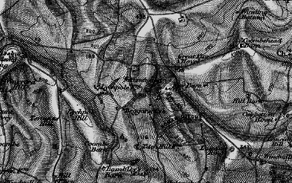 Old map of Annington Hill Barn in 1895