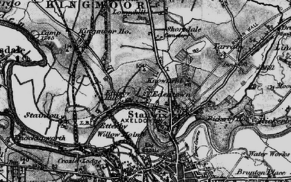 Old map of Belah in 1897