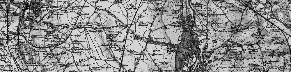 Old map of Belgrave Avenue in 1897