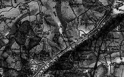 Old map of Bell Common in 1896