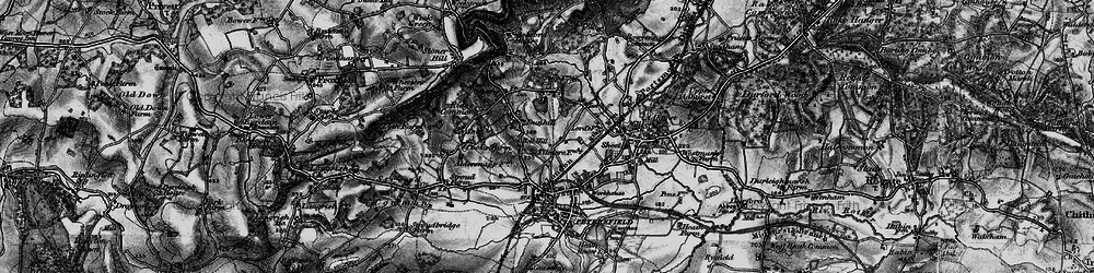 Old map of Bell Hill in 1895
