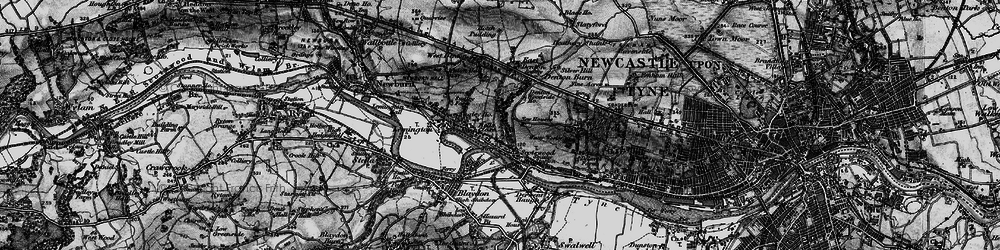 Old map of Bell's Close in 1898