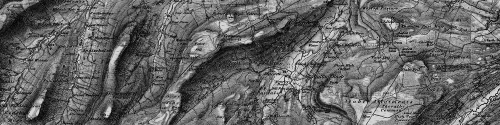 Old map of Bardale Beck in 1897