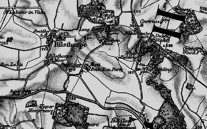 Old map of Belle Eau Park in 1899