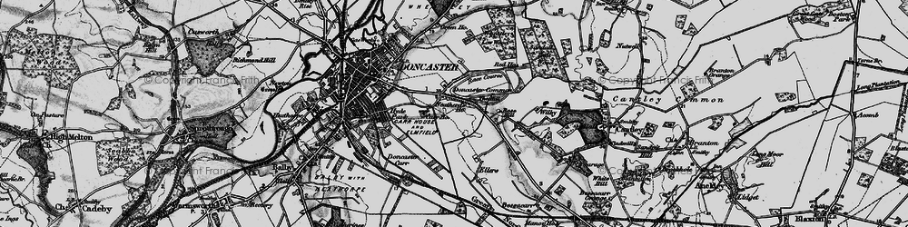 Old map of Belle Vue in 1895
