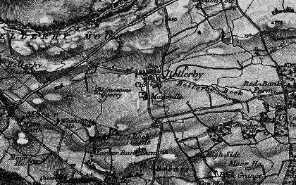 Old map of Bellerby in 1897