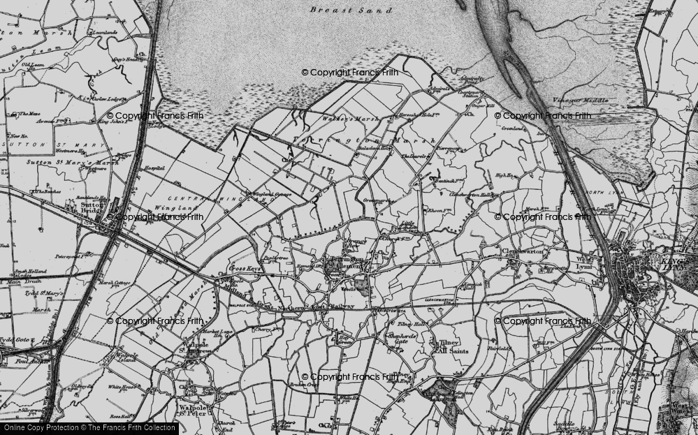 Old Map of Bellmount, 1893 in 1893