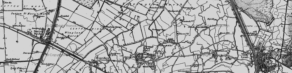 Old map of Bellmount in 1893