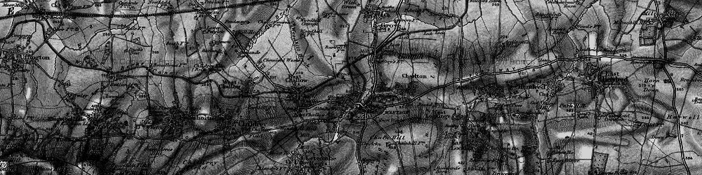 Old map of Belmont in 1895