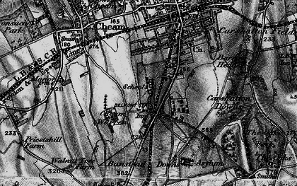 Old map of Belmont in 1896