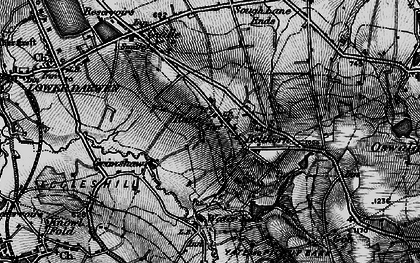 Old map of Belthorn in 1896