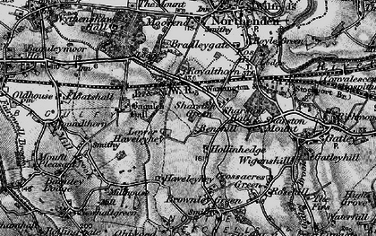 Old map of Benchill in 1896