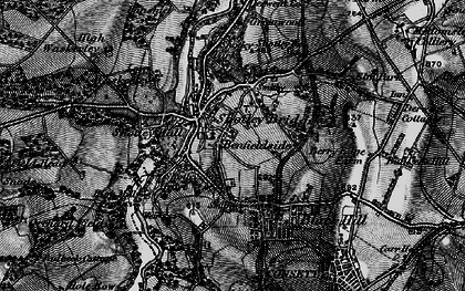 Old map of Benfieldside in 1898