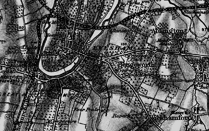 Old map of Bengeworth in 1898