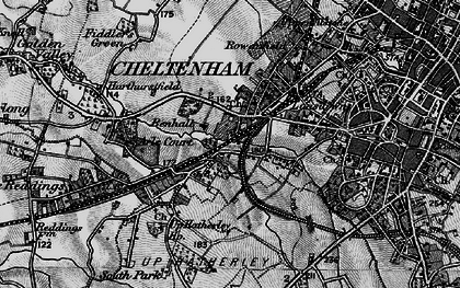 Old map of Benhall in 1896
