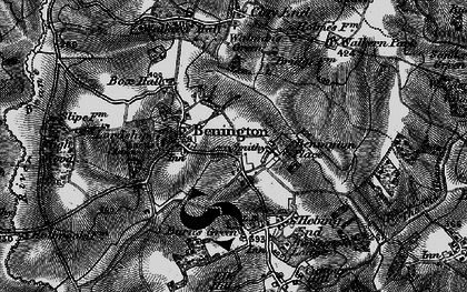 Old map of Benington Park in 1896