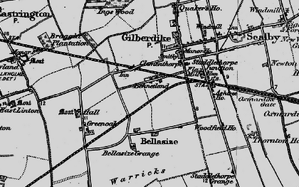 Old map of Bennetland in 1895