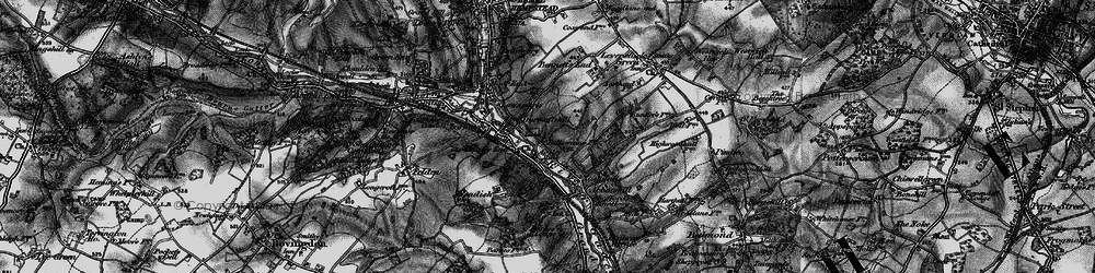 Old map of Bennetts End in 1896