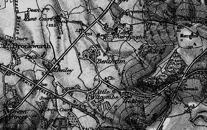 Old map of Bentham in 1896