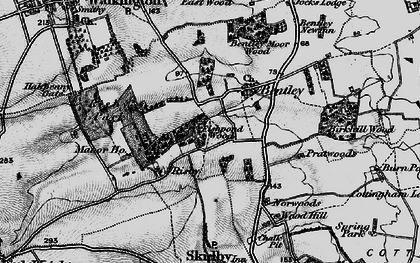Old map of Birkhill Wood in 1898