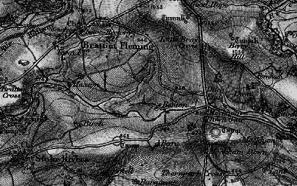 Old map of Benton in 1898