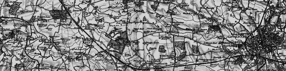 Old map of Benton Green in 1899