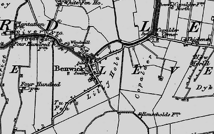 Old map of Benwick in 1898