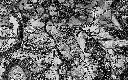 Old map of Bere Alston in 1896