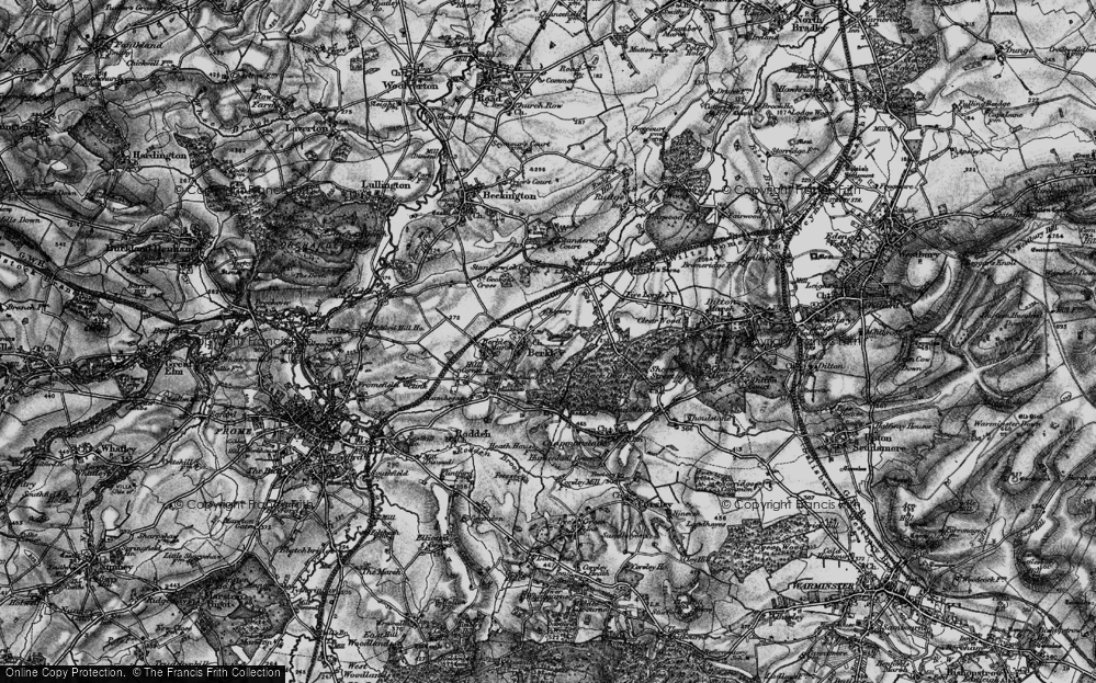 Old Map of Berkley, 1898 in 1898