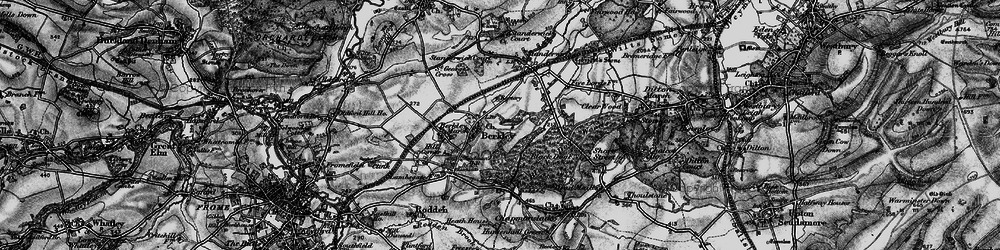 Old map of Woodman's Hill in 1898