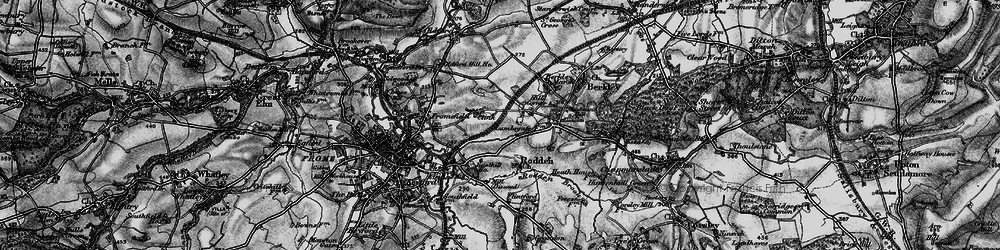 Old map of Berkley Down in 1898