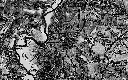 Old map of Worcestershire Way in 1898