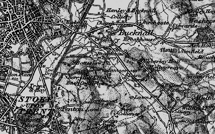Old map of Berry Hill in 1897