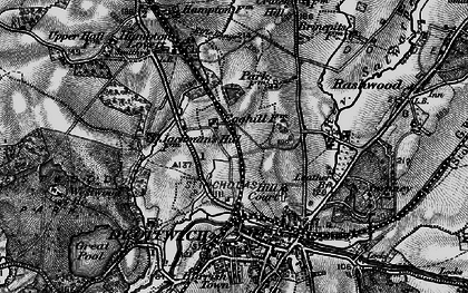 Old map of Berry Hill in 1898