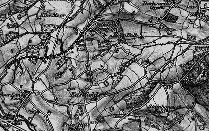 Old map of Berry Moor in 1896