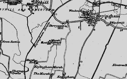 Old map of Berrygate Hill in 1895