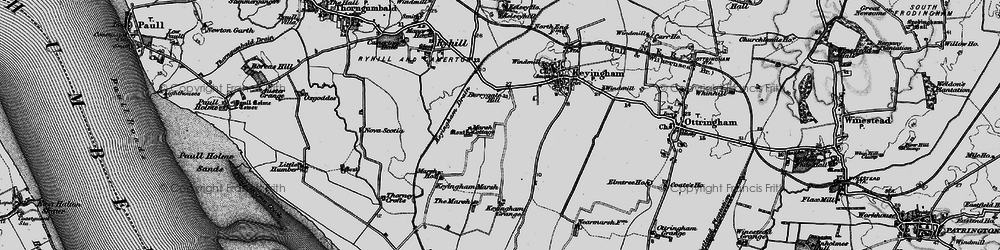 Old map of Berrygate Hill in 1895