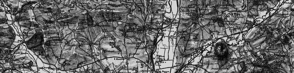 Old map of Berrysbridge in 1898